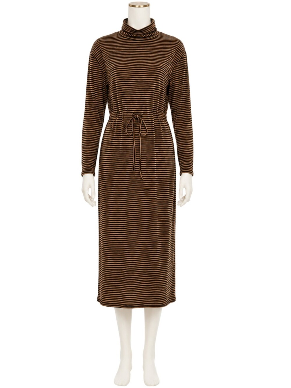 Nation LTD Mariel Dress in the colorway Mini Cocoa Stripe Size Small NWT